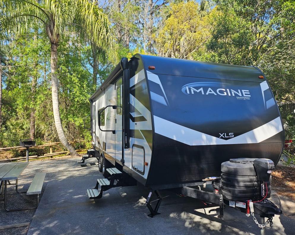 First camping trip. Camping at Disney&#39;s Wilderness Resort  campground. We spent a week and all systems met our expectations. Even the redesigned oven ! No more cookies burned on the bottom.