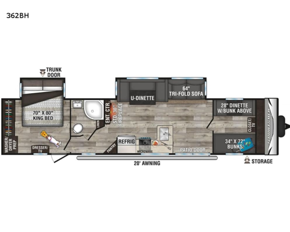 2020 Travel Trailer RV for Rent in Sulphur springs, Texas