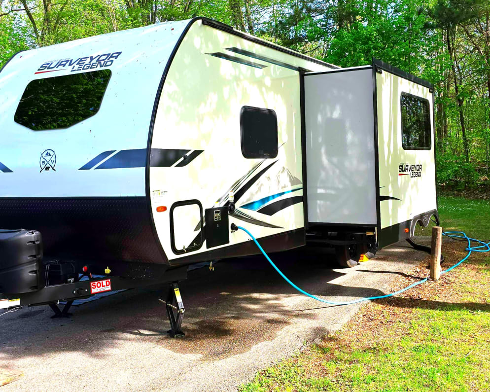 2023 Forest River Surveyor Legend Travel Trailer for rent in Greenville Michigan