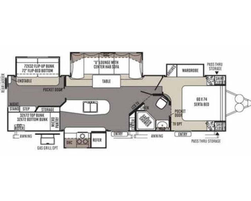 2015 Forest River Rockwood Signature Ultra Lite Travel Trailer for rent in Russellville Arkansas
