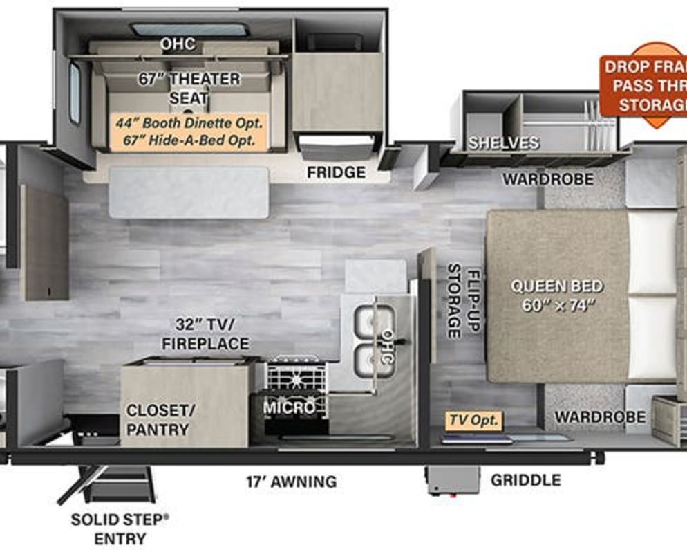 2023 Forest River Flagstaff Micro Lite available for rent in Fort Meade Florida