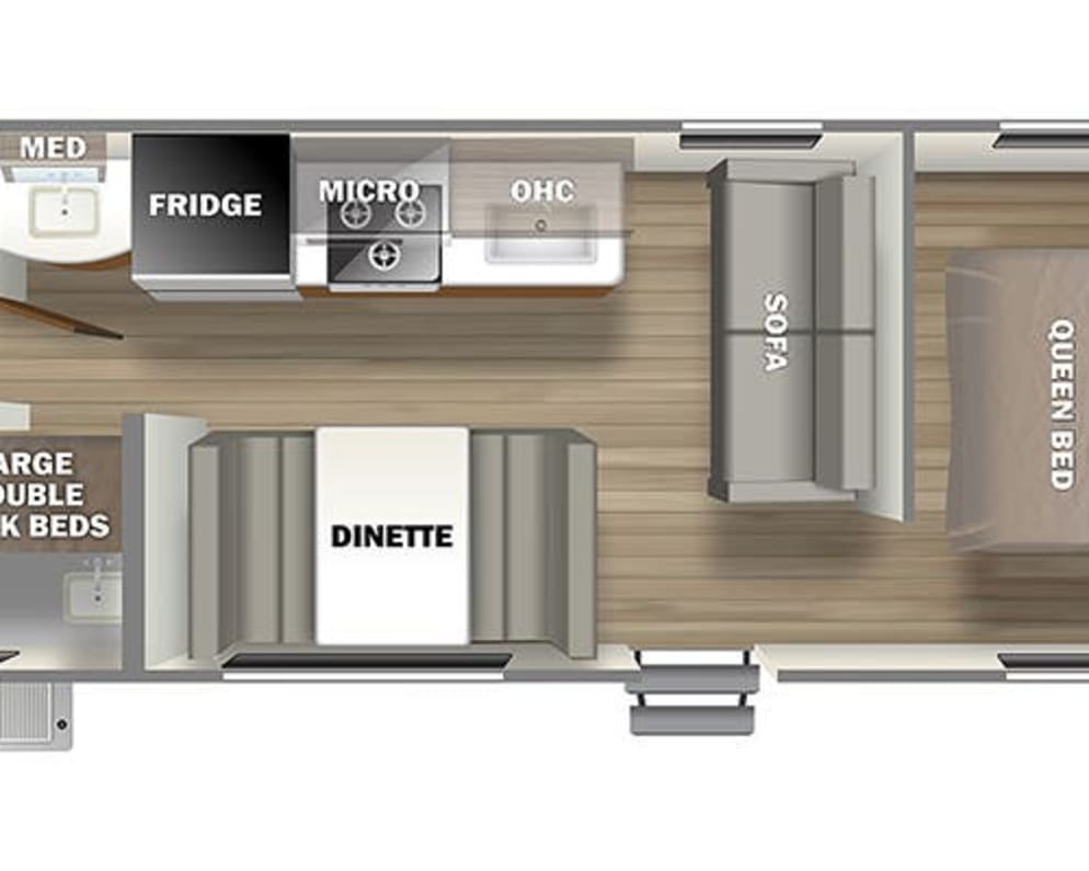 2023 Prime Time Avenger by Forest River 26bk available for rent in Macomb Michigan