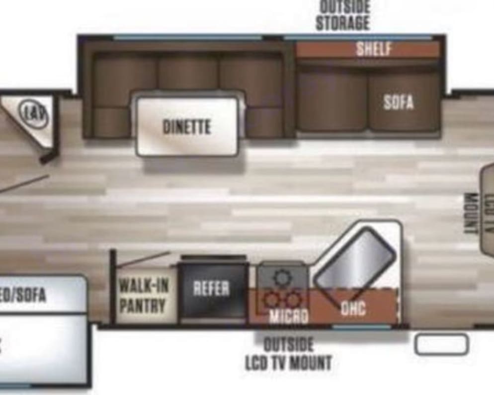 2017 Forest River Cherokee Grey Wolf Travel Trailer for rent in Omaha Nebraska
