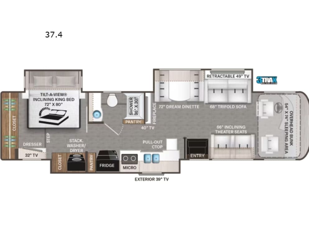 2023 Thor Palazzo Class A for rent in Snohomish Washington