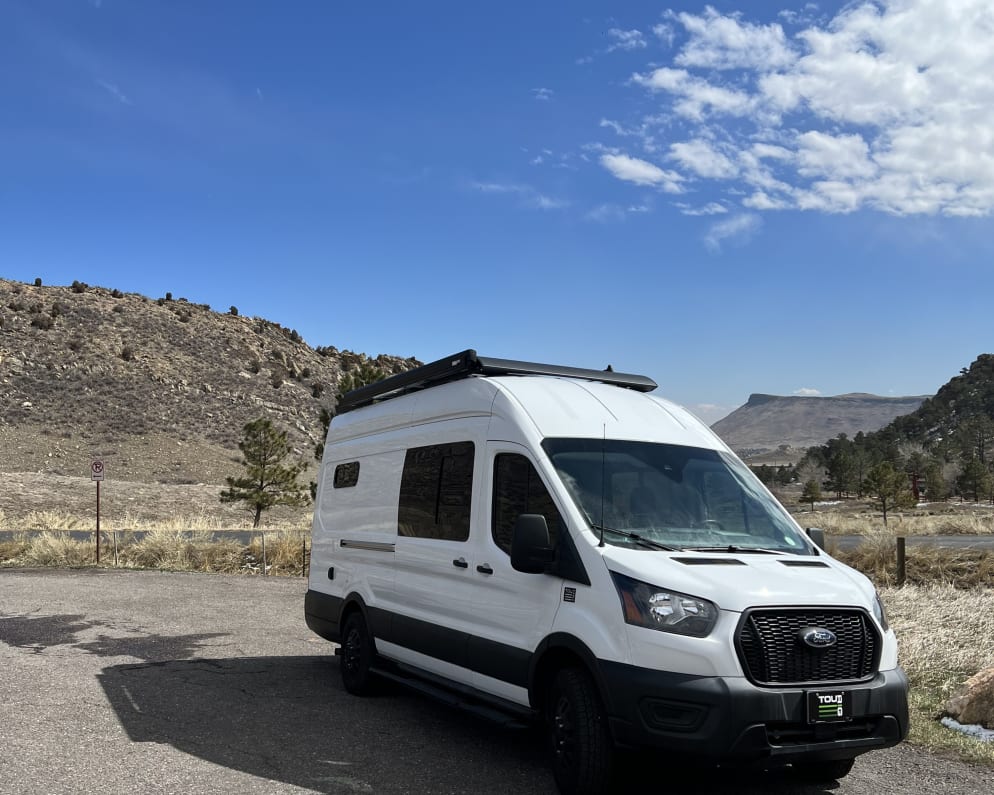 2021 Ford Transit Class B for rent in Breckenridge Colorado
