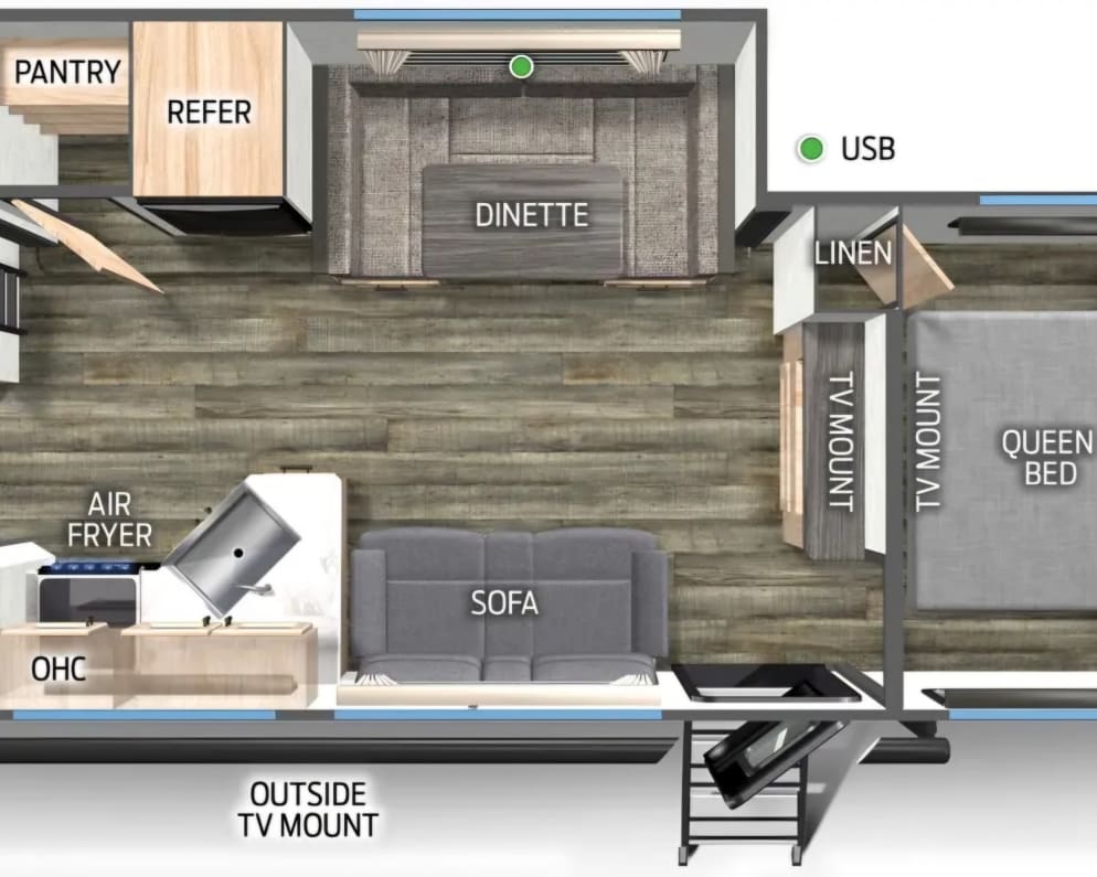 2021 Cherokee Grey Wolf  by Forest River for rent in 17026