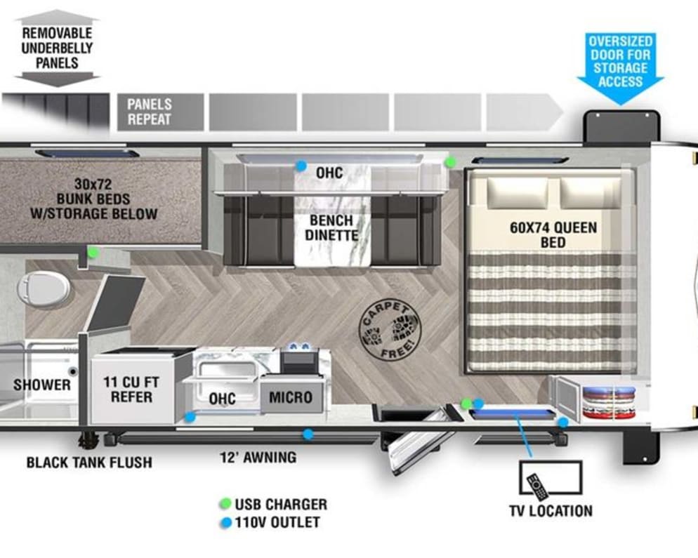 2022 Forest River Salem FSX Plantium available for rent in Ballwin Missouri