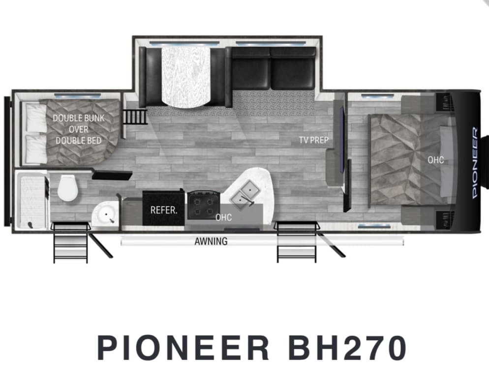 2023 Pioneer Other Travel Trailer for rent in Celina Tennessee
