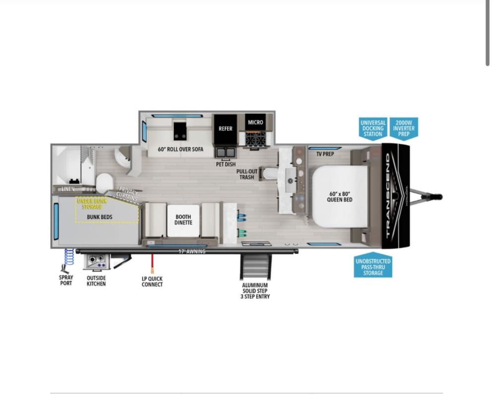 2024 Grand Design Transcend Xplor 26BHX available for rent in Prescott Arizona