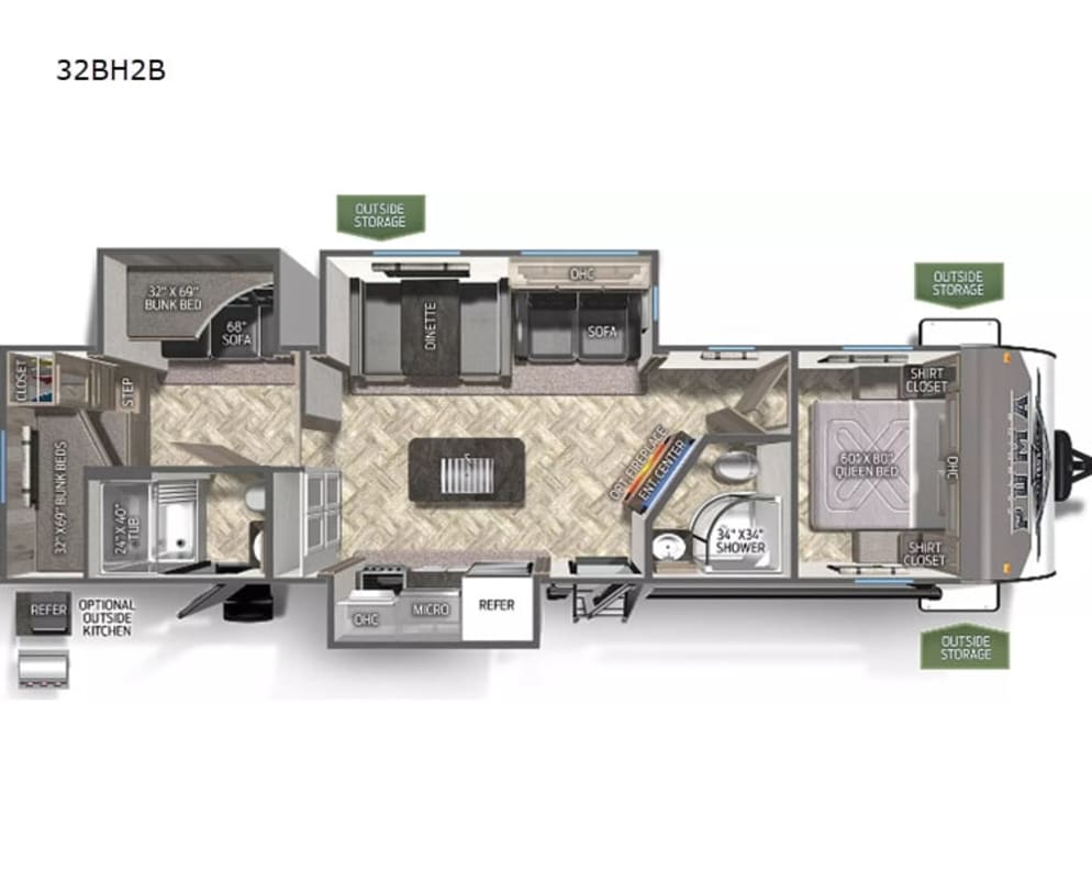 2024 Palomino Puma 32BH2B