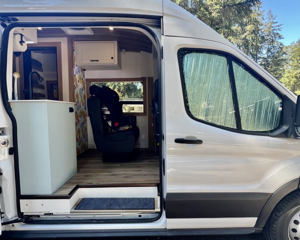 2023 Ford Transit Class B for rent in Bend Oregon