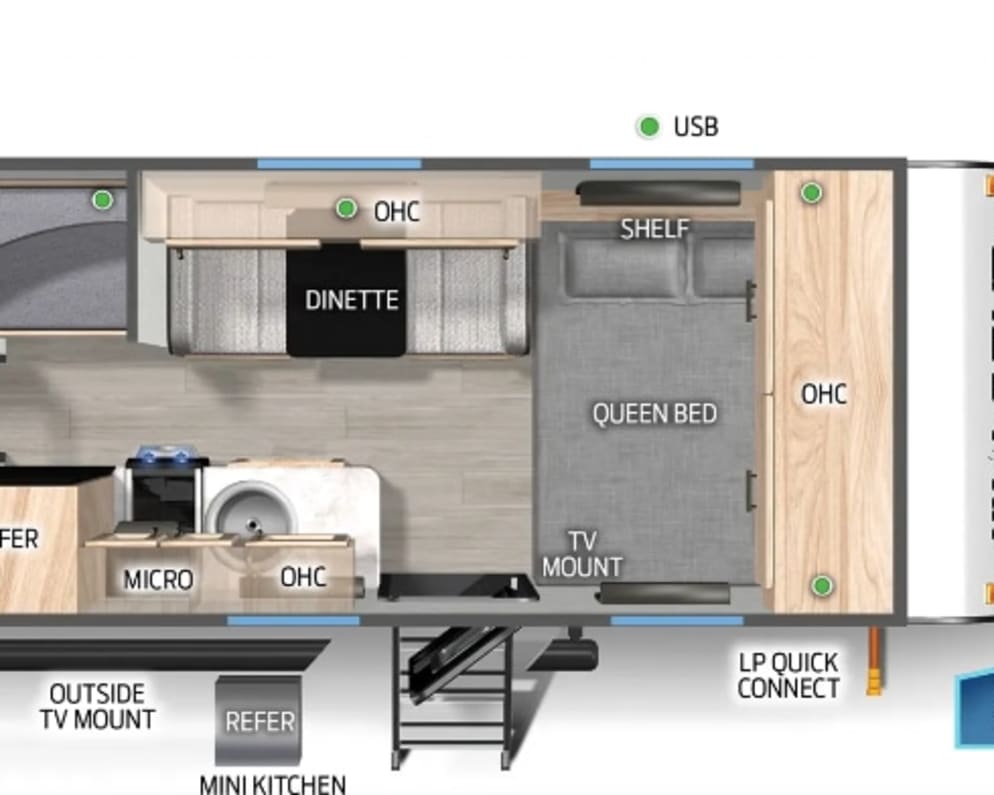 2021 Cherokee Wolf Pup Black Label  by Forest River for rent in 92065
