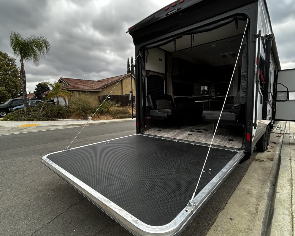 2021 Forest River Shockwave Toy Hauler for rent in Beaumont California