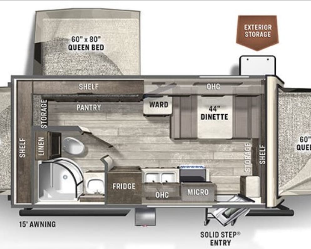 2022 Rockwood Roo available for rent in Los Osos California