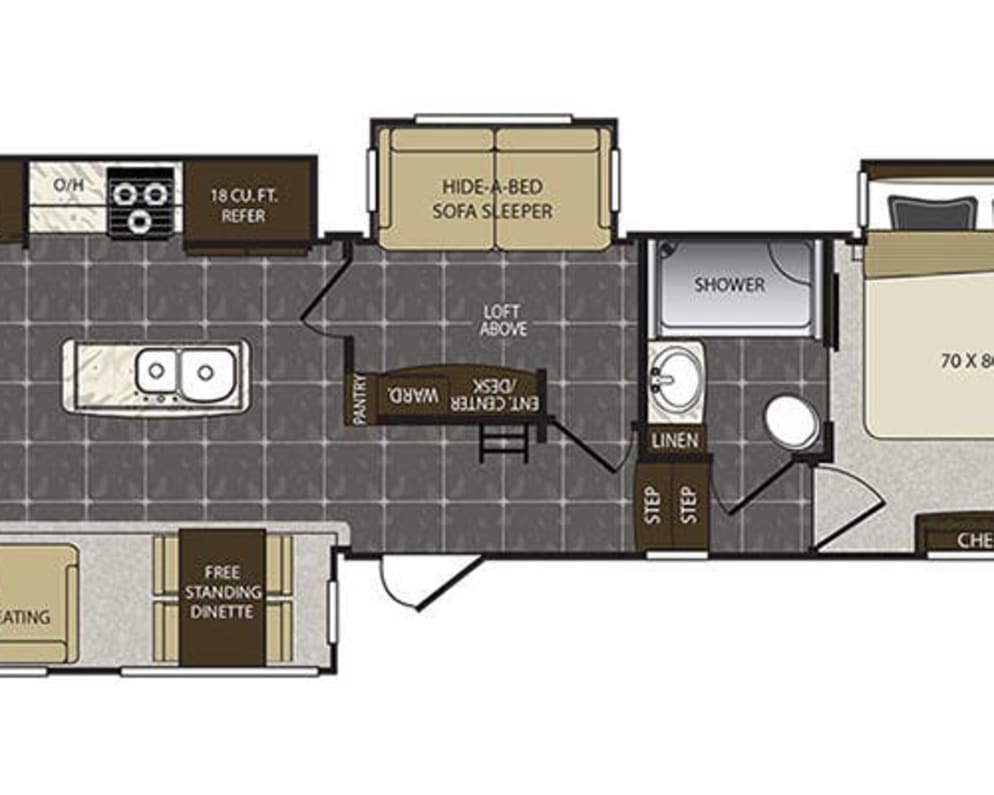 2017 Keystone RV Avalanche available for rent in Sparta Tennessee