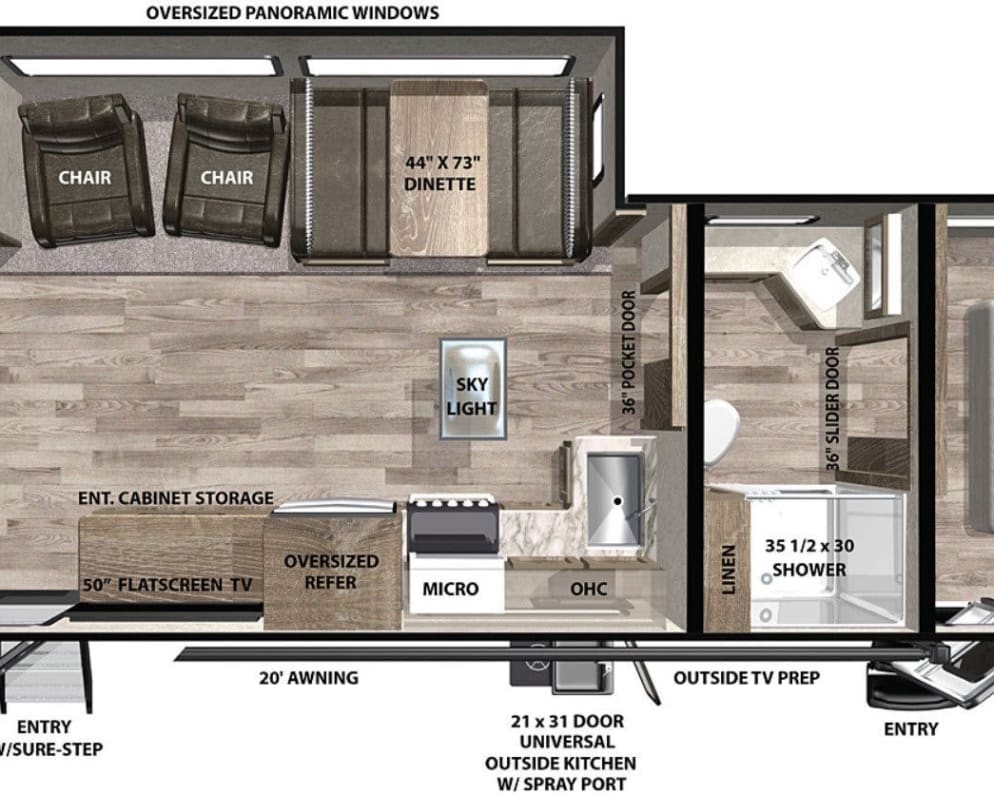 2021 Vibe  by Forest River for rent in 65706