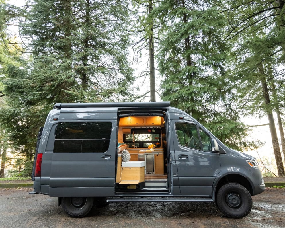2023 Mercedes 144 Sprinter Van Custom build by Overland Van Project Portland Oregon
