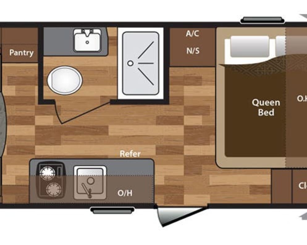 2017 Hideout LHS Mini  by Keystone RV for rent in 49337