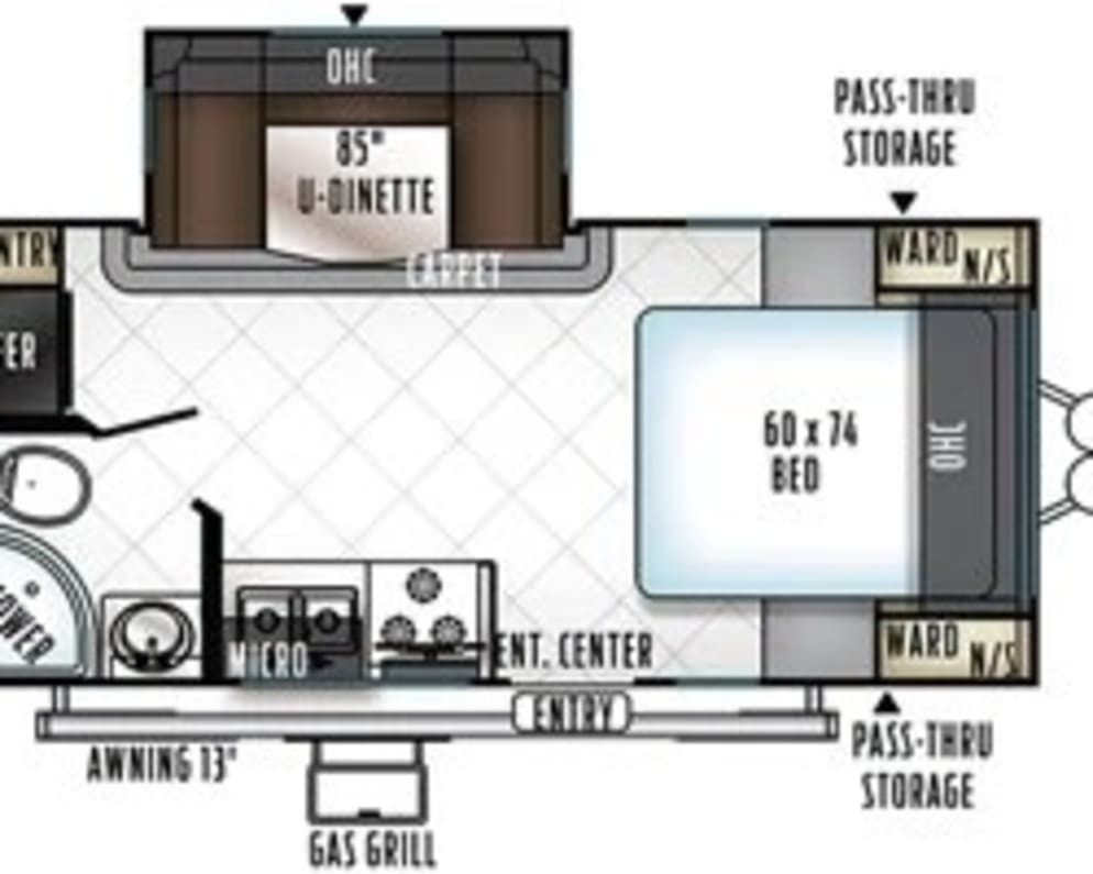 2018 Forest River Flagstaff Micro Lite Travel Trailer for rent in Reno Nevada