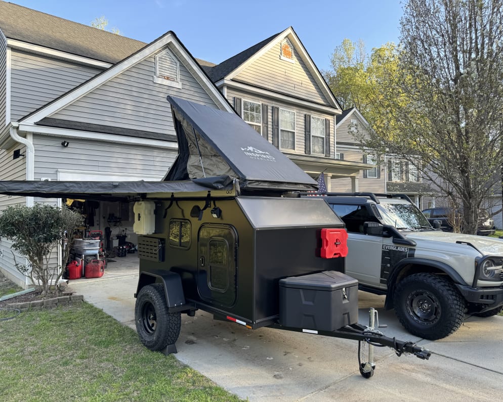 2023 5x8 Kong Squaredrop Trailer  by Tiny Camper Company for rent in 29485