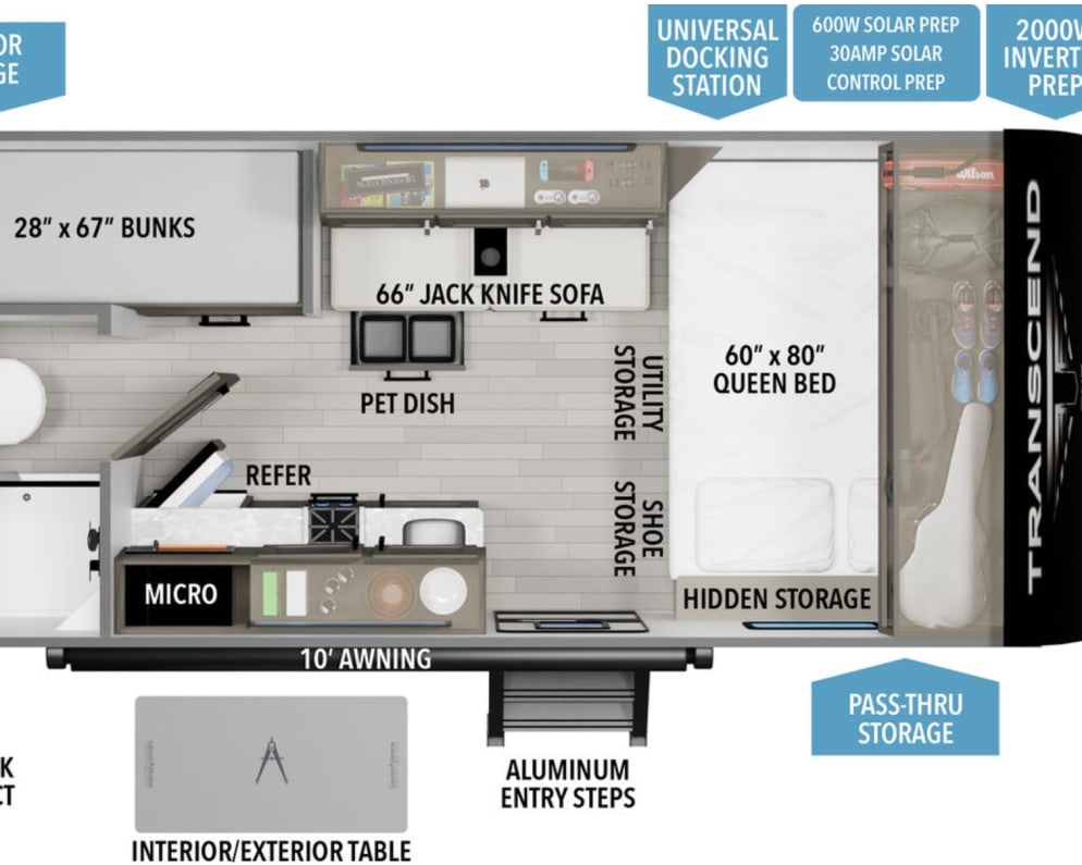 2026 Grand Design Transcend One 151BH available for rent in Dedham Massachusetts