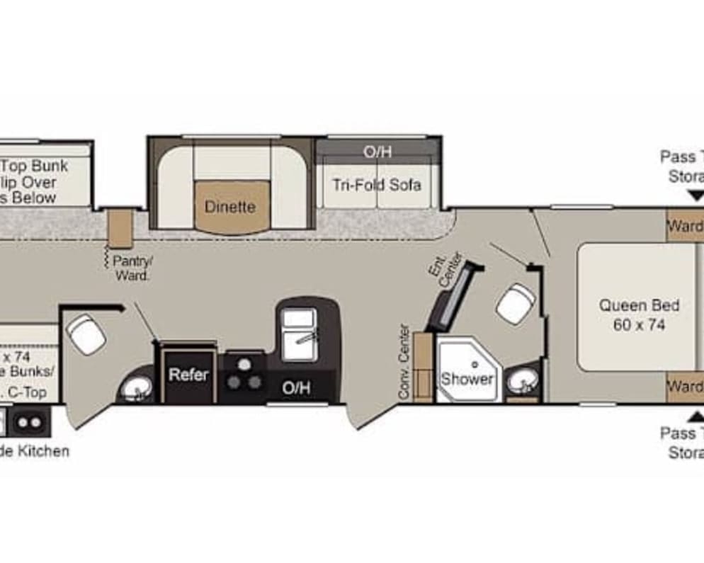 2017 Keystone RV Passport Grand Touring available for rent in Holly Michigan