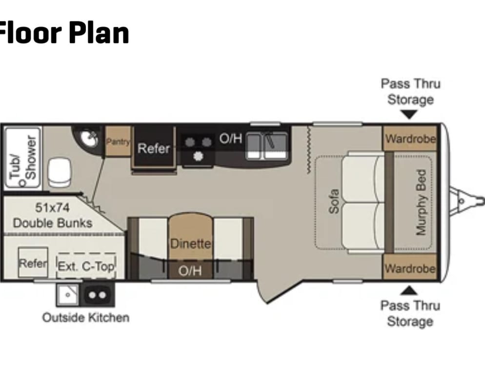 2019 Keystone RV Passport Travel Trailer for rent in Warrington Pennsylvania