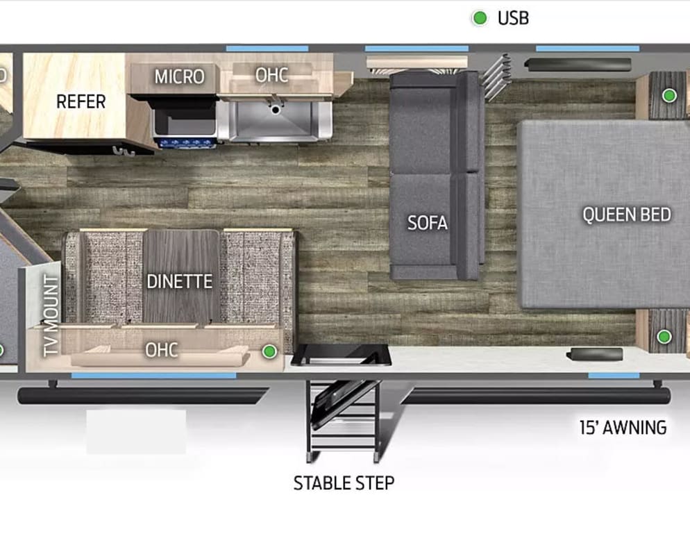 2026 Forest River 26' Bunkhouse