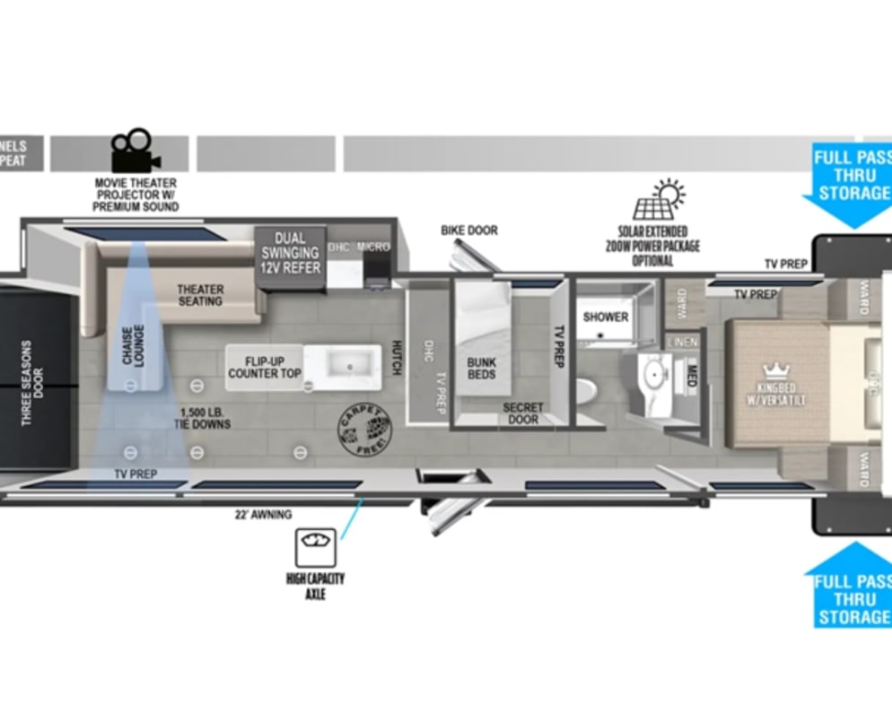 2023 Forest River Wildwood FSX Platinum Travel Trailer for rent in Okeechobee Florida