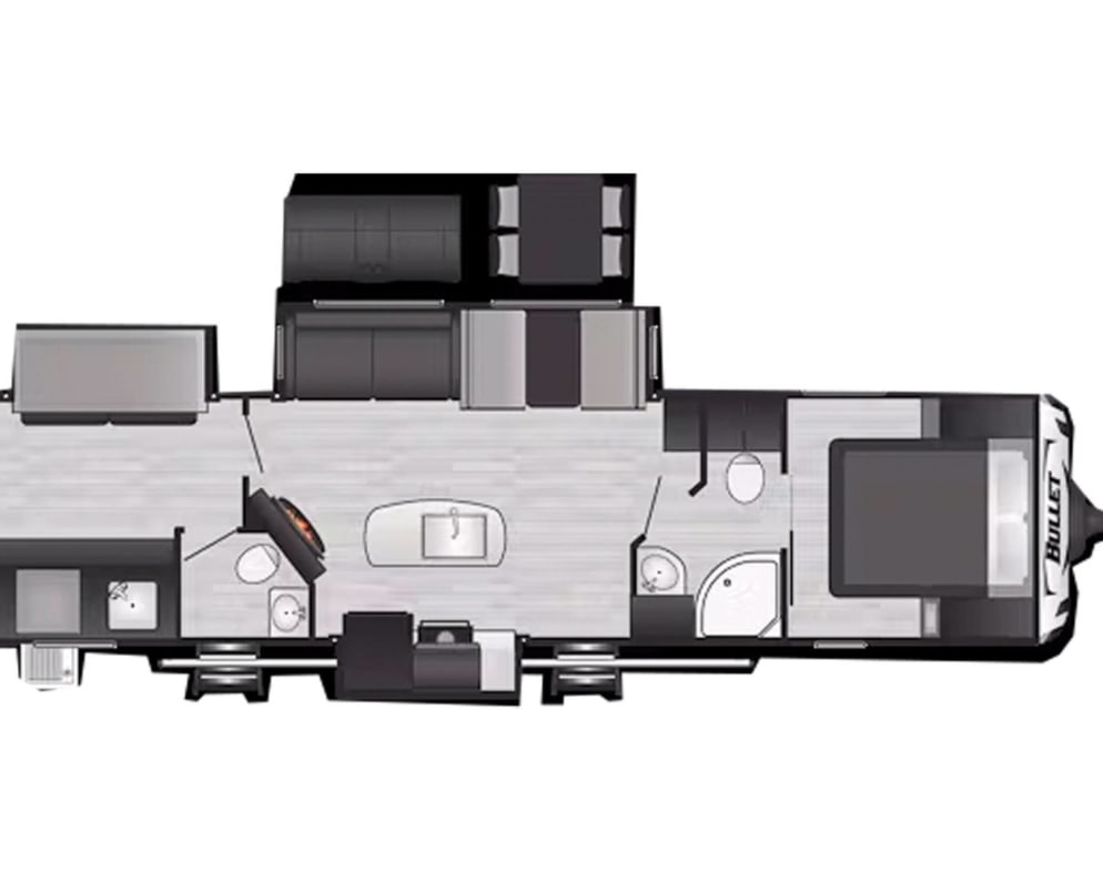 2026 Keystone Bullet 330BKQ Premium Travel Trailer for rent in Jacksonville Florida