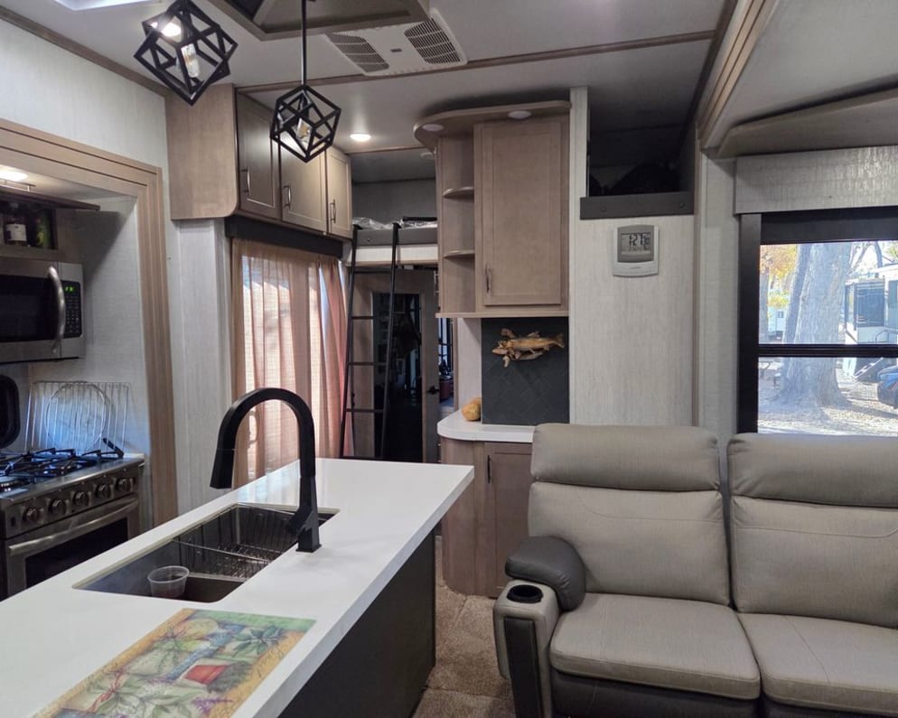 2023 Grand Design Momentum Toy Hauler available for rent in Loveland Colorado