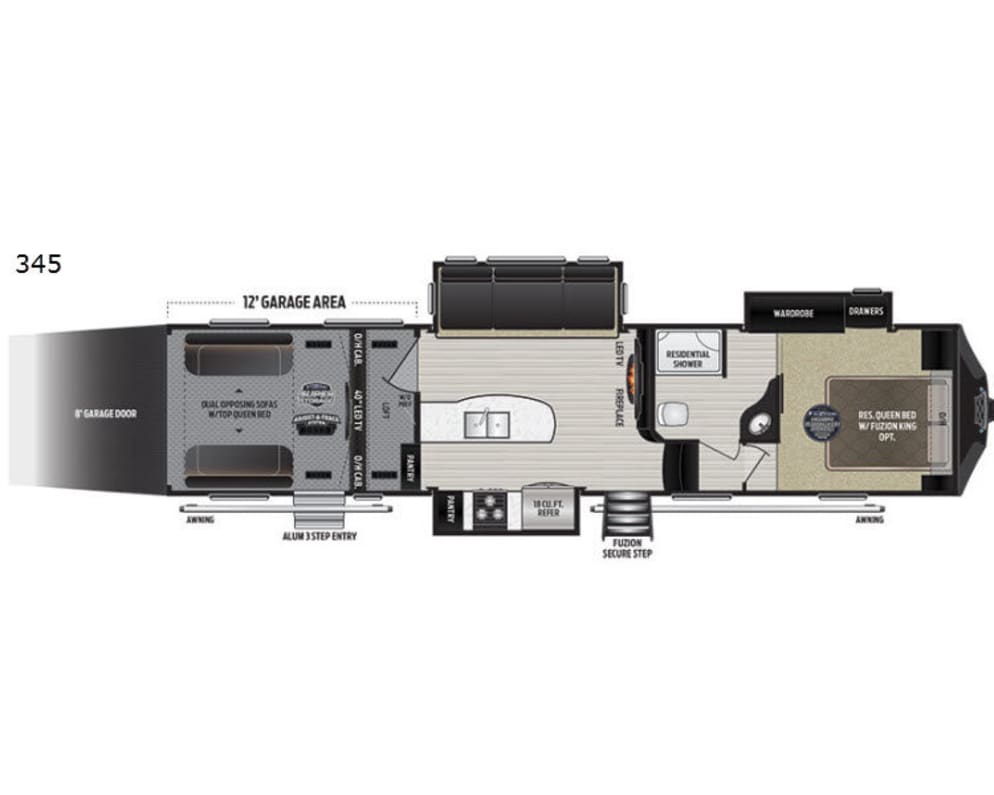 2016 Keystone Fuzion available for rent in McMinnville Tennessee