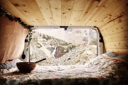 The Perfect Vanlife Adventure. FUEL EFFICIENT + FITS IN PARKING SPOTS!