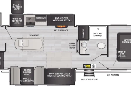 2021 Outback with Private Bunkroom