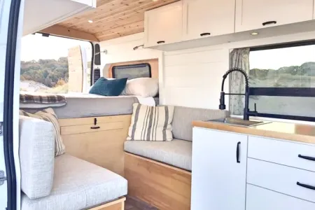Clover the Campervan, where modern farmhouse meets adventure!