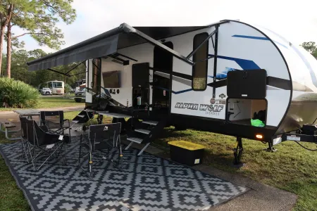 "YHOW" MEET WOLFY OUR MODERN RV