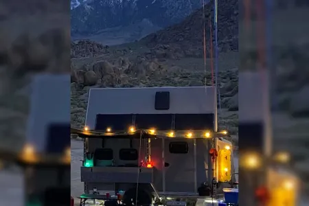 Antishanty travel trailer