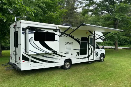 Your Adventure Awaits! Our 2020 Entegra Odyssey 26D is ready for you!