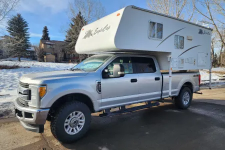 2017 Ford F350 With 811 Track Camper