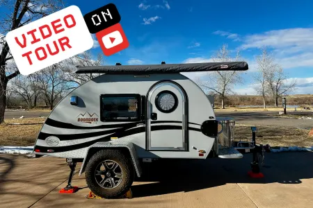 Spacious & Easy to Tow Teardrop: Pet Friendly 2020 nuCamp Boondock XL