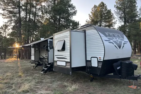 Four Bunks! Sleeps 10 with two bathrooms.