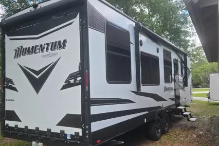 2024 Grand Design Momentum 30G Toy Hauler | Luxury & Off-Grid Ready