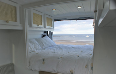 It's glorious to wake up and throw the doors open to enjoy the view from bed!