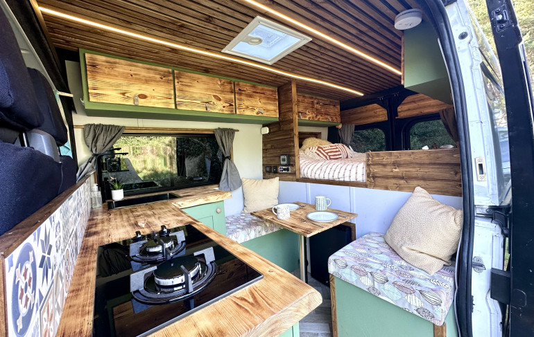 Tina campervan for hire, London Quirky Campers