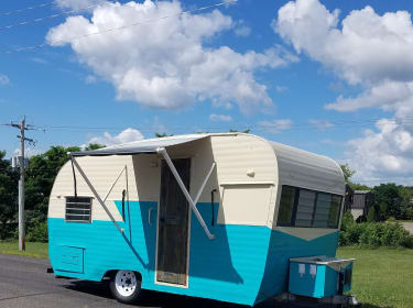 1962 Nomad Rear fold Travel trailer rental in Wausau, WI