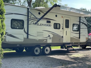 2015 Forest River Wildwood Travel trailer rental in Delaware, OH