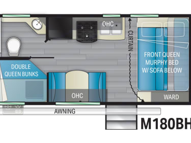 2022 Heartland Mallard 180BH Travel trailer rental in Raeford, NC