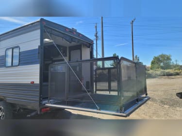 2020 Forest River Cherokee Grey Wolf Toy hauler rental in March Air Reserve Base, CA