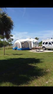 Our maiden voyage to Satellite Beach, Florida.. Forest River R-Pod 2010