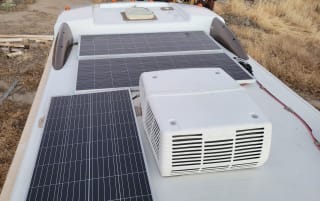 Roof top solar. Itasca Navion 2012